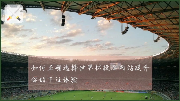 如何正确选择世界杯投注网站提升你的下注体验